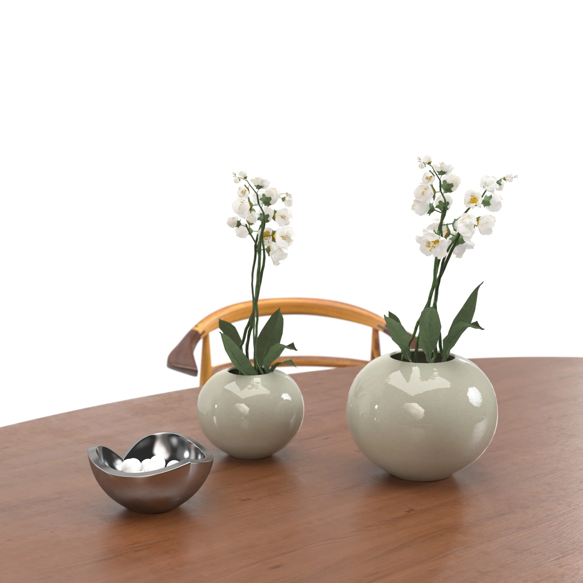 Dining set 03 3D Model_05